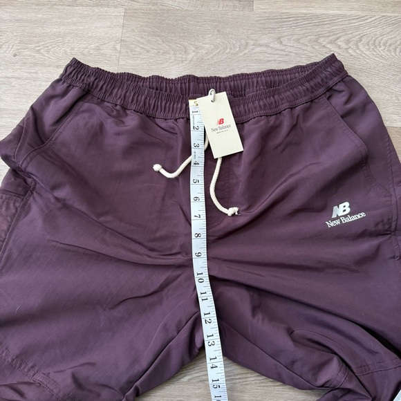 NWT $249 New Balance MADE in USA Tech Pant Plum Brown Mens Size Large NEW - Picture 7 of 11